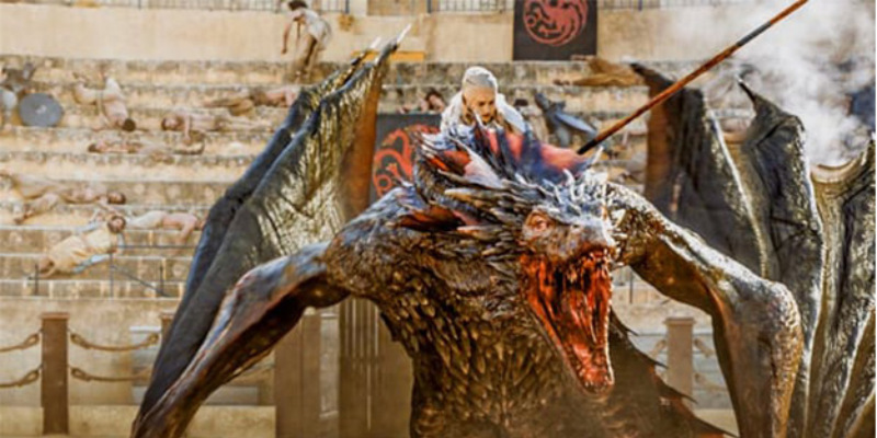 Game of Thrones'un en iyi karekteri ejderha 'Viserion'