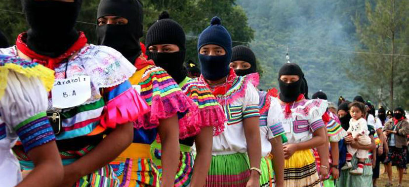 Trump mağduru mültecilere Zapatistalar'dan yardım