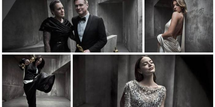 Oscar'ın yıldızları Vanity Fair'a  poz verdiler: Emma Stone ve Christopher Nolan da kadrajda