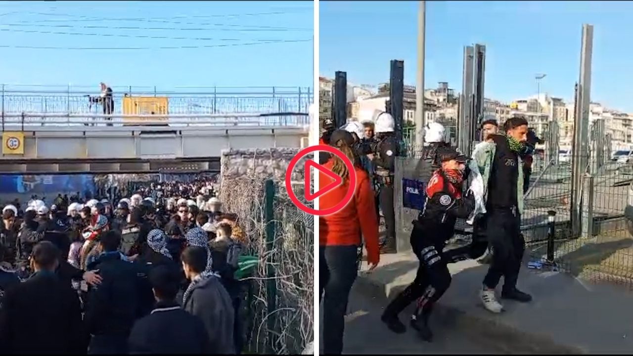 İstanbul'da Newroz çıkışında polis barikatı: Çok sayıda gözaltı