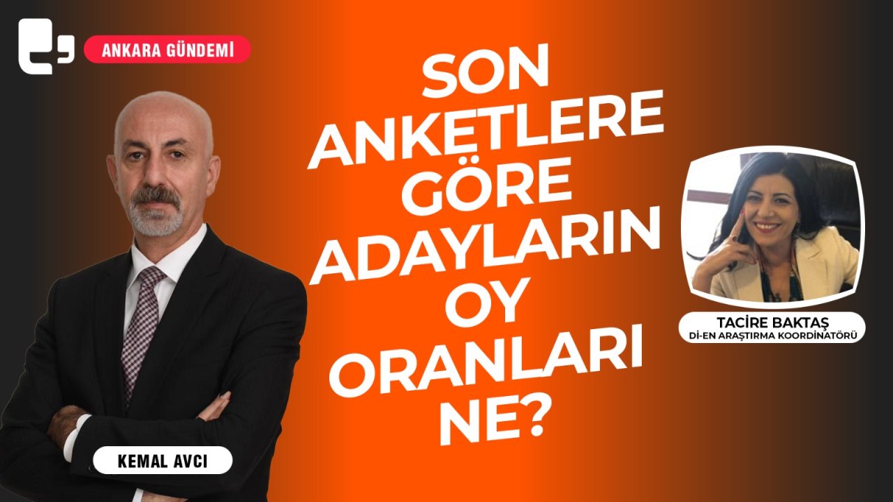 CANLI YAYIN... Son anketlere göre adayların oy oranları ne? I Ankara Gündemi