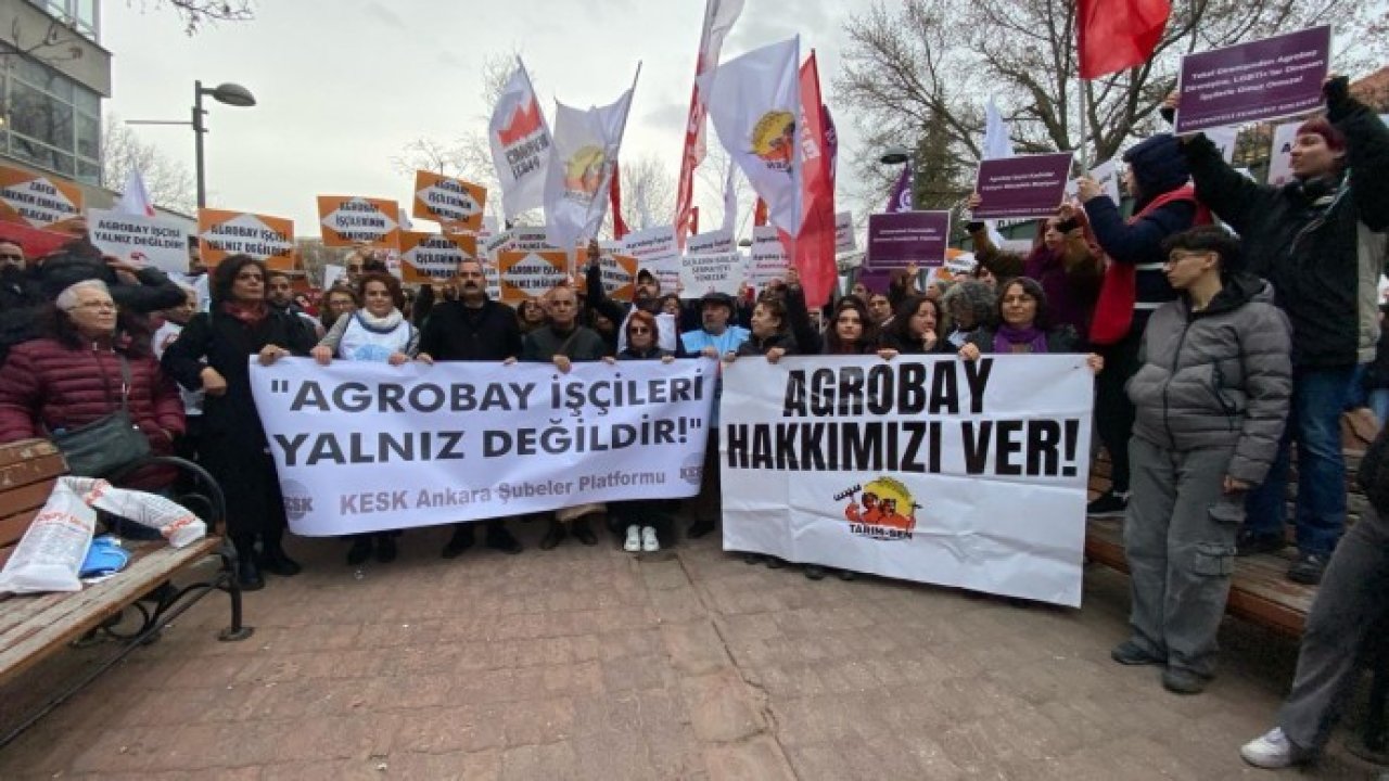 Demokratik kurum ve partilerden Agrobay işçilerine destek açıklaması
