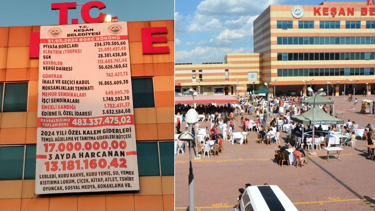 Keşan Belediyesi'nde AKP döneminden 483 milyon lira borç kaldı