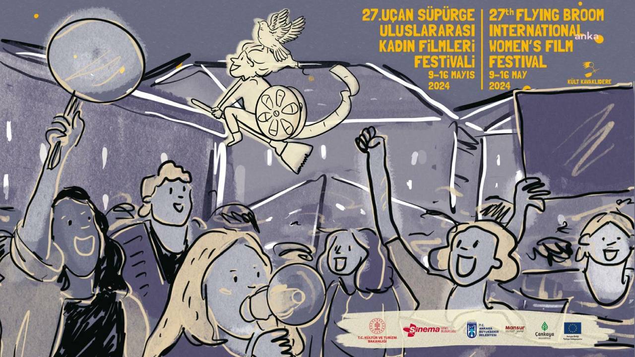 27. Uçan Süpürge Uluslararası Kadın Filmleri Festivali’nin afişi yayınlandı