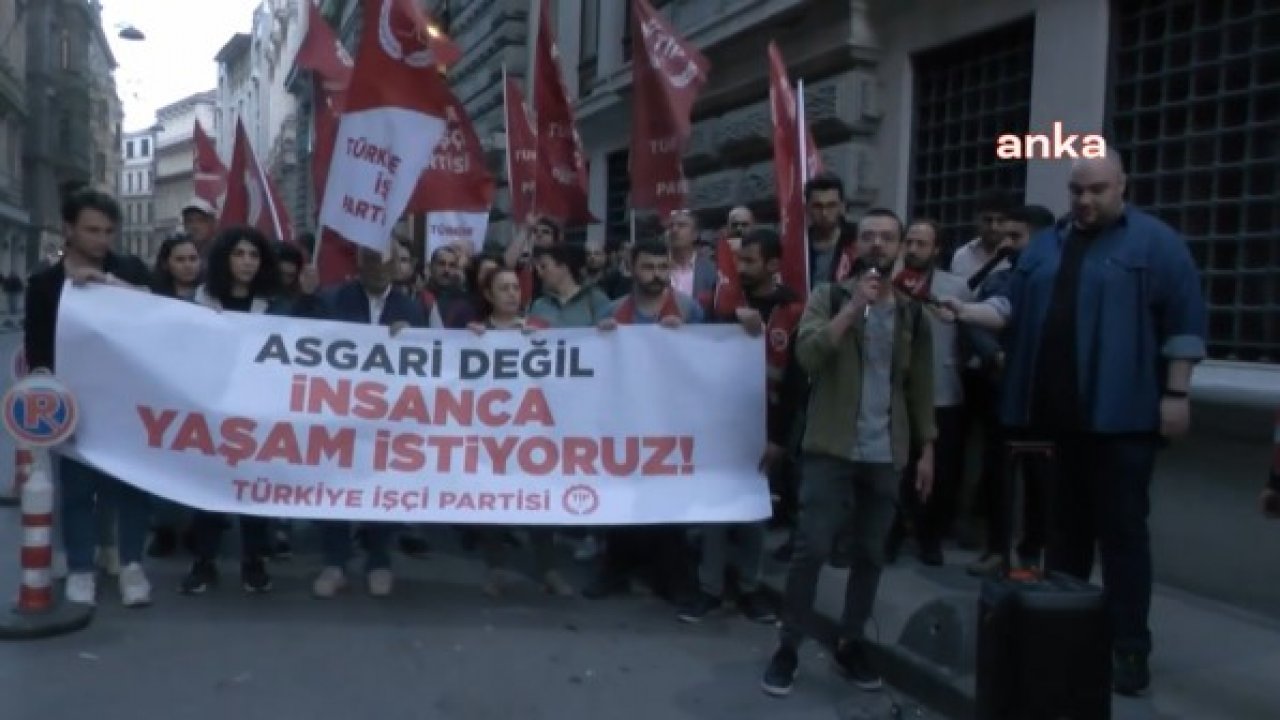 TİP'ten asgari ücret protestosu: Ara zam gelmezse iktidarın yakasına yapışacağız
