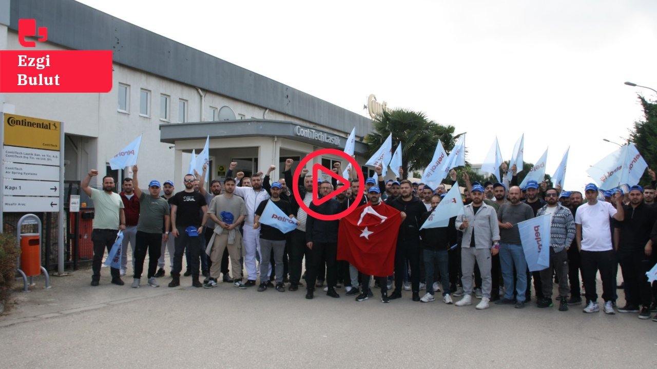 Bursa'daki Contitech Lastik'te işçiler üretimi durdurdu: 'Bir işçiye haksızlık, herkese tehdittir'