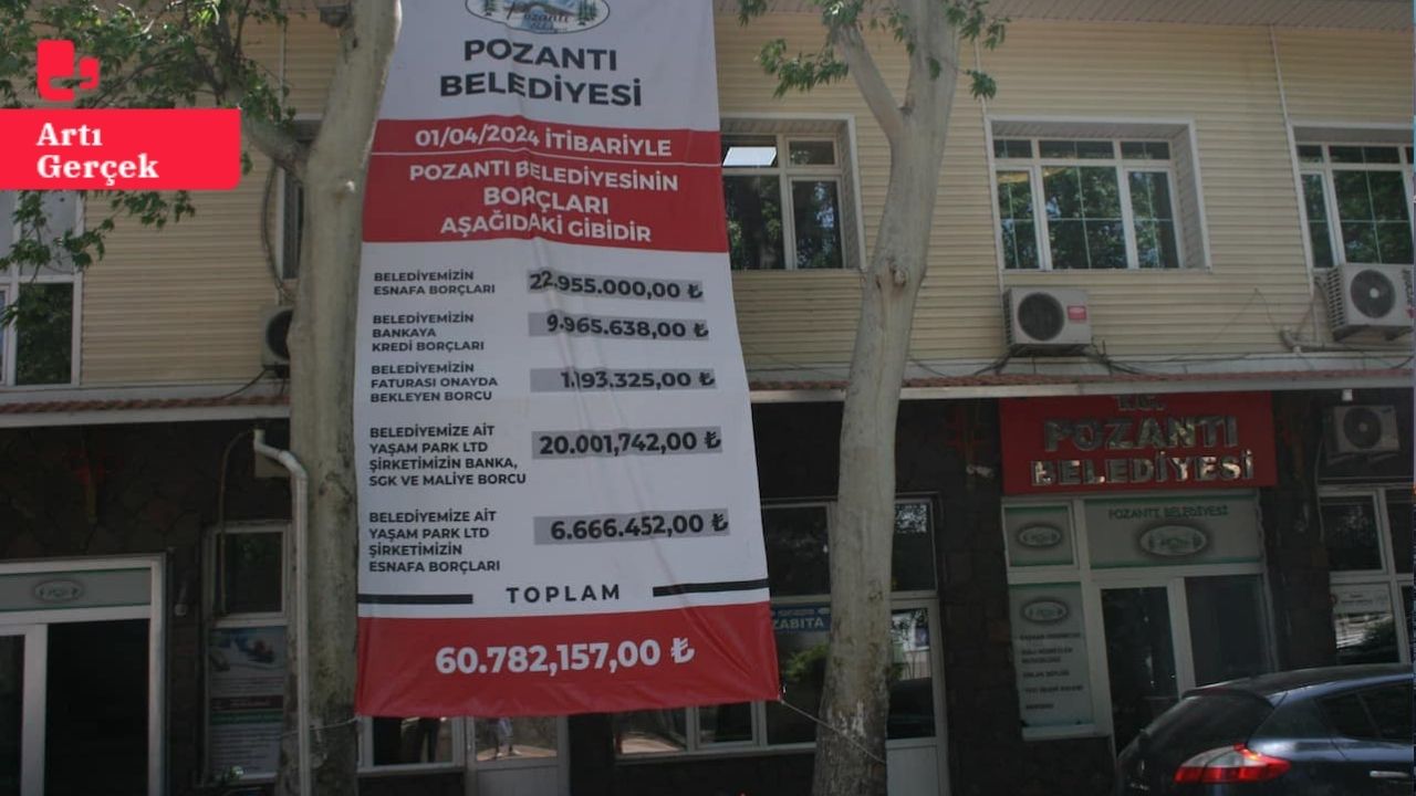 MHP'li başkan eski MHP'li başkanın borcunu açıkladı: Pozantı Belediyesi'nin borcu 60 milyon TL