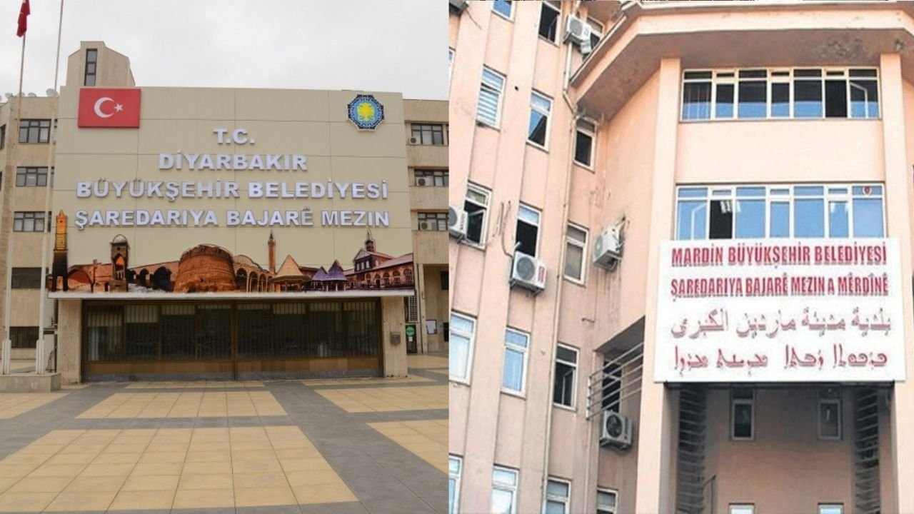 Bayrak ve marş iddialarının ardından: Diyarbakır ve Mardin belediyelerine müfettiş görevlendirildi
