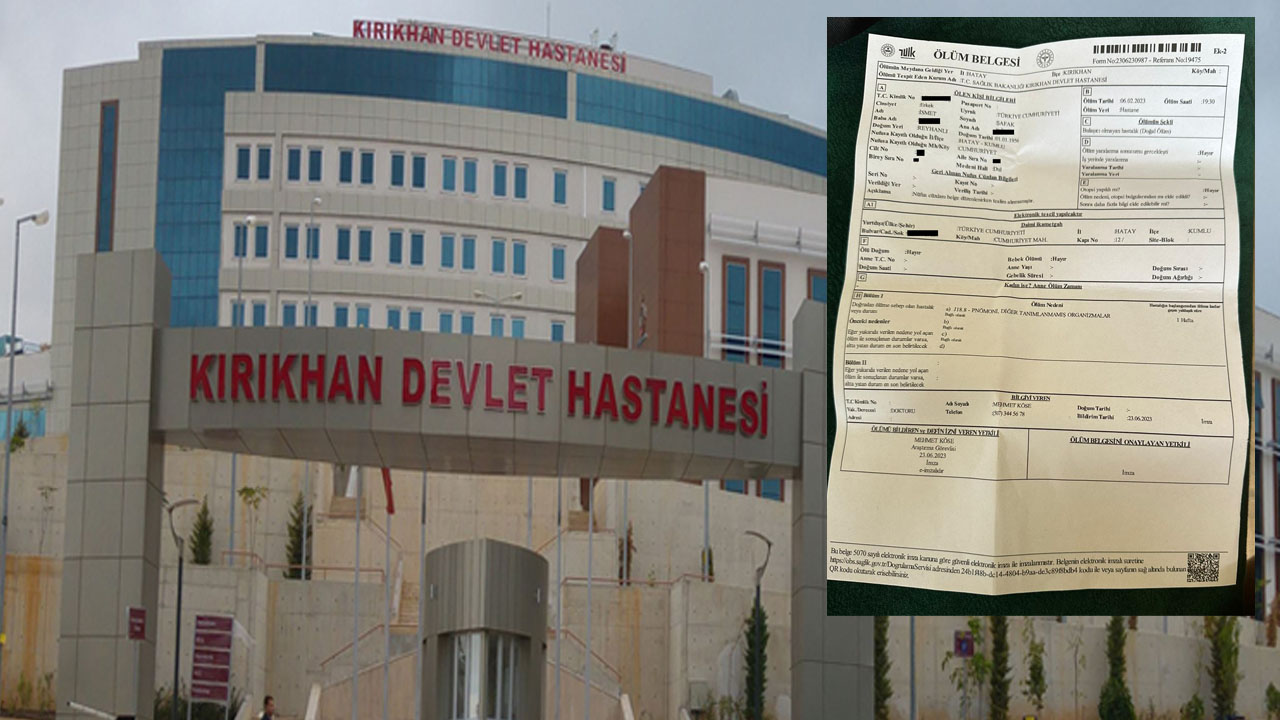 Depremde Kırıkhan’daki hastane yıkılmamıştı: Yoğun bakım hastaları boğularak öldü, ‘doğal ölüm’ belgesi düzenlendi