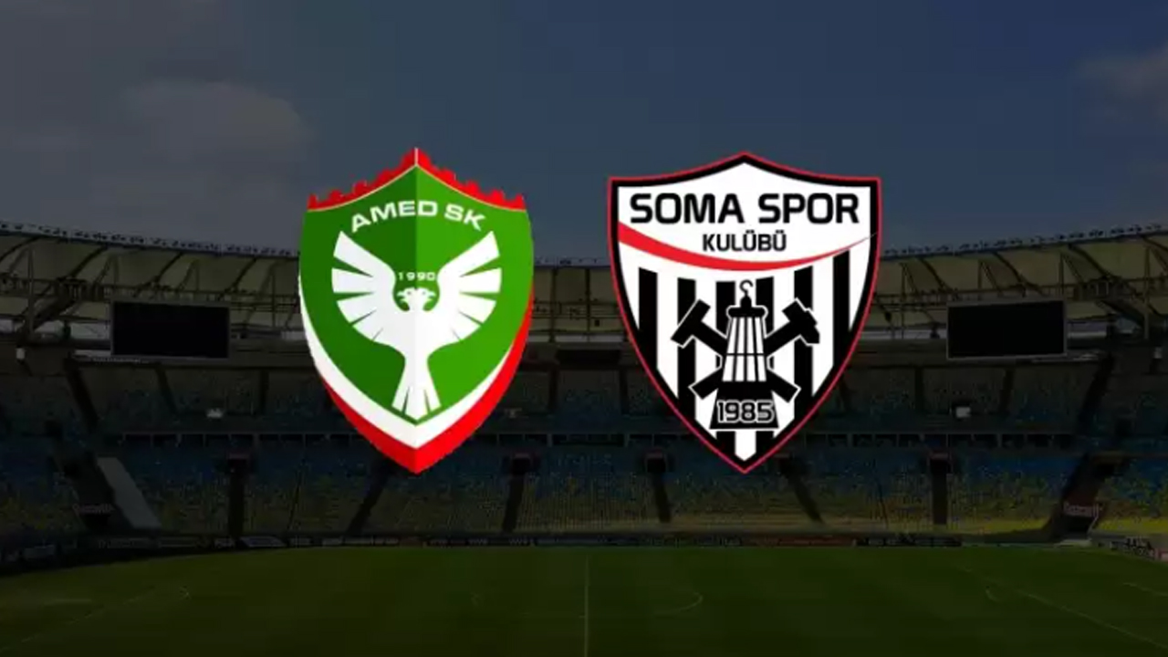 İkinci yarı başladı: Somaspor 0-1 Amedspor