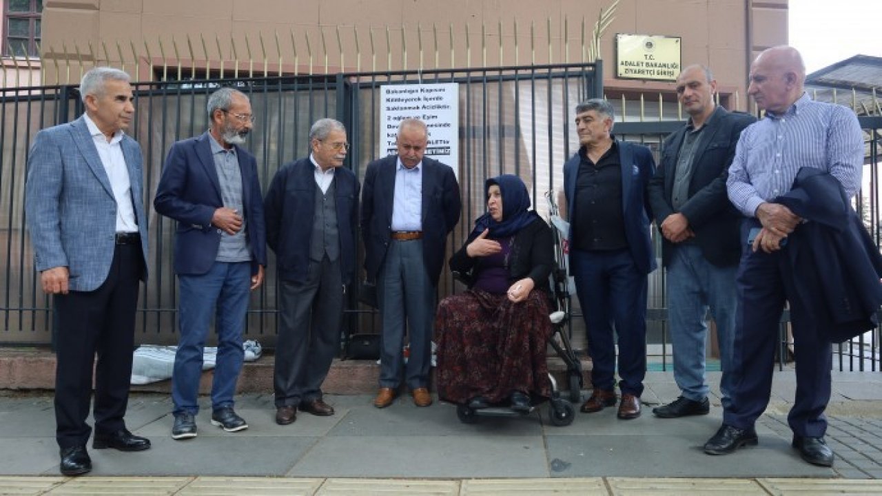 Emine Şenyaşar’ın Adalet Nöbetine 78’liler Girişimi’nden destek ziyareti