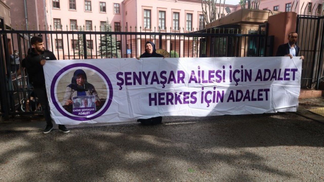 Emine Şenyaşar Adalet Bakanlığı önünde: Oğlumu bırakın