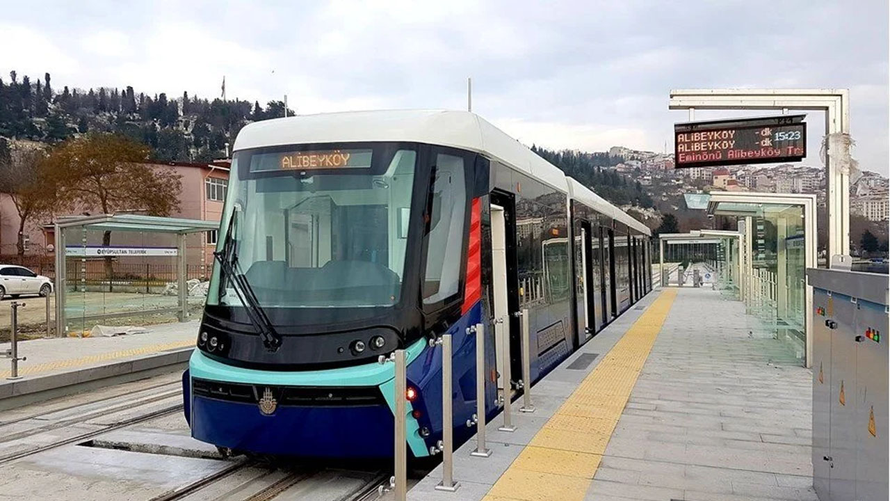 Eminönü-Alibeyköy tramvay hattındaki arıza nedeniyle bazı istasyonlarda seferler yapılamıyor