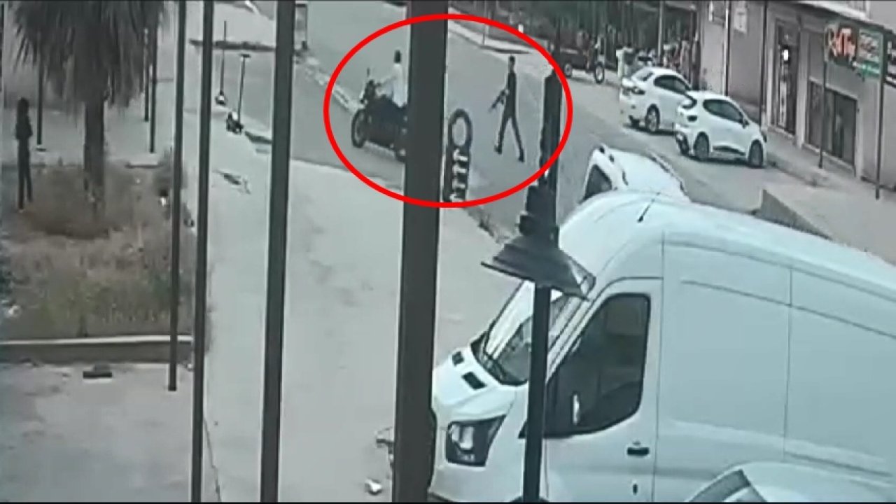 Mardin'de işyerine silahlı saldırıyı kamera böyle kaydetti