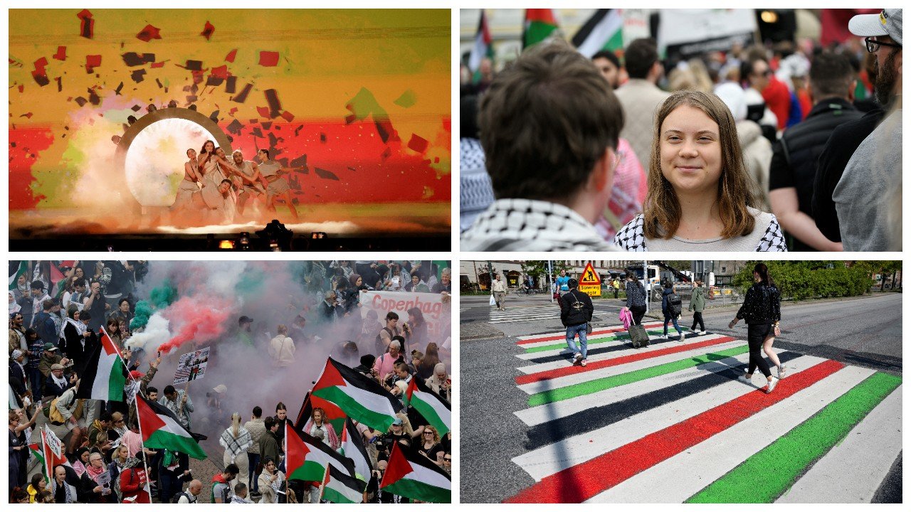 Eurovision 2024'e Filistin protestoları damga vuruyor: 'Özgür Filistin... 'Soykırımı Durdurun'