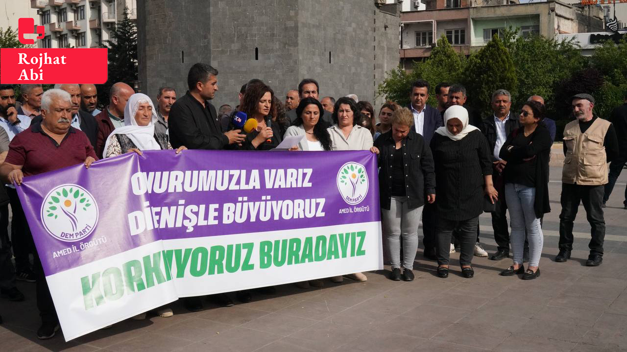 Diyarbakır'da 'Birecik' protestosu: 'Cesazılık politikaları saldırılara davetiye çıkarıyor'