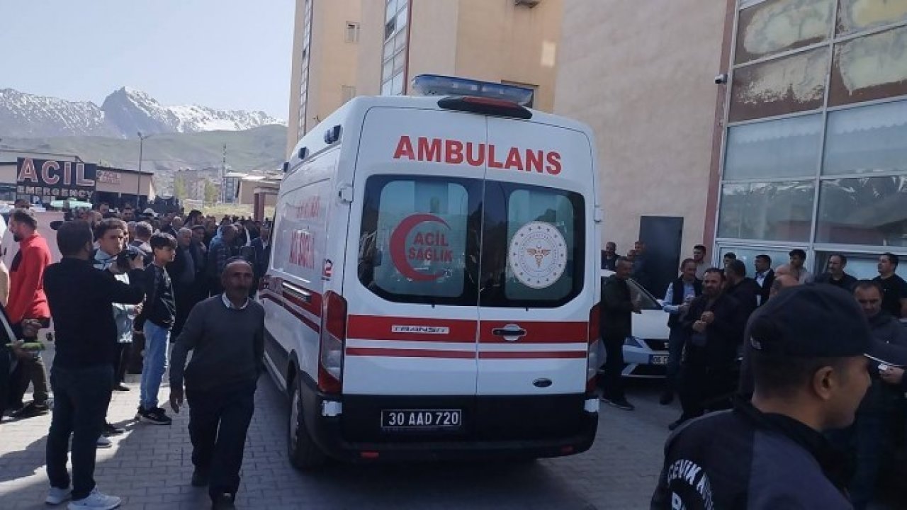 Hakkari'de patlama: Yaralanan kişi ameliyata alındı