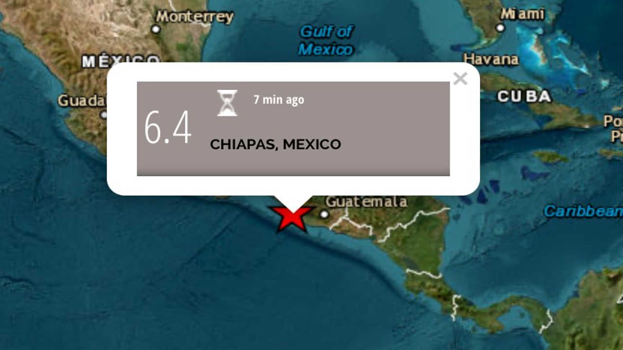 Meksika'da 6.4 büyüklüğünde deprem