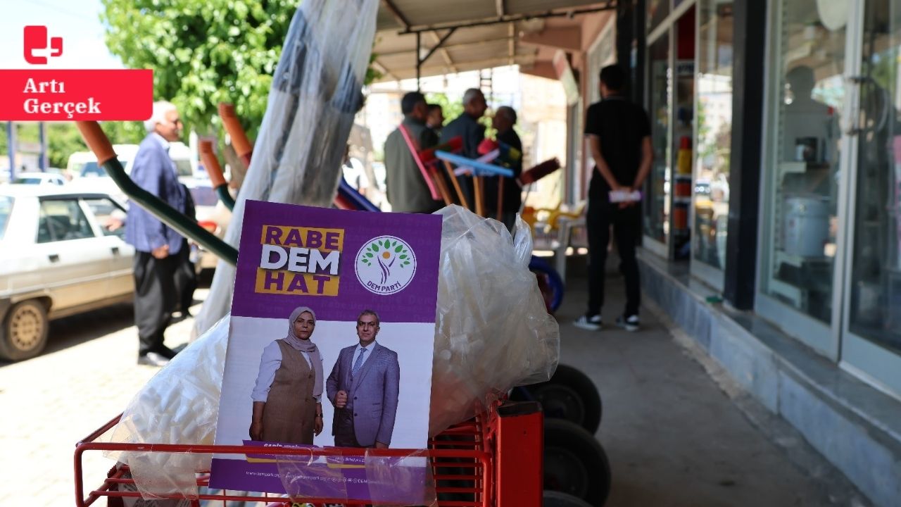 DEM Parti Hilvan'da seçim çalışmalarını sürdürüyor:  ’31 Mart’ta kazandık, 2 Haziran’da yeniden kazanacağız’