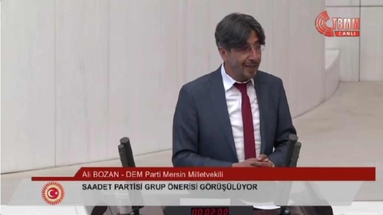 DEM Partili Bozan'dan AKP grubuna: Adınızın 'Redgiller' olması lazım