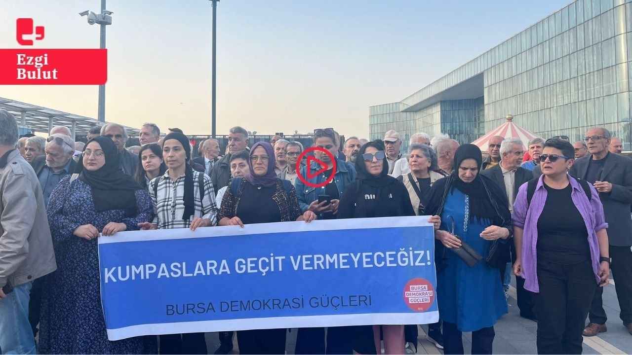 Kobanê Davası kararı Bursa’da protesto edildi: 'AKP-MHP yargısının kararını tanımıyoruz'