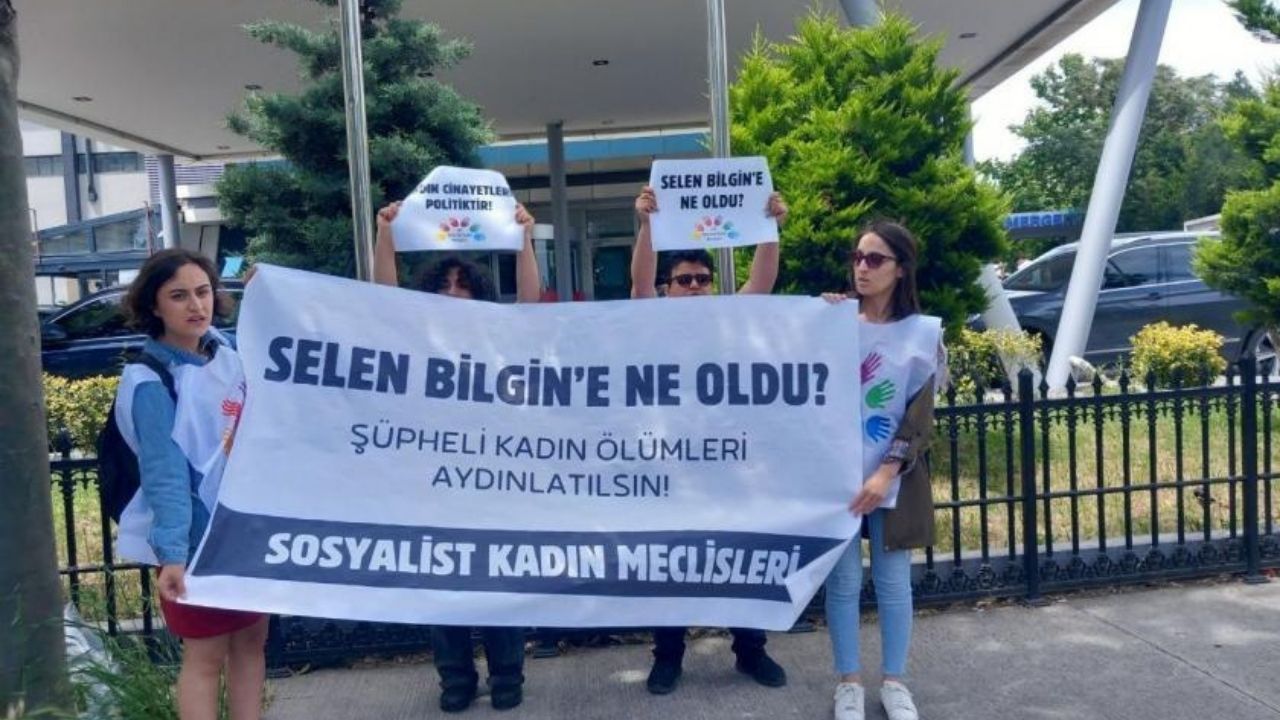 Şüpheli şekilde ölü bulunan hemşire için hastane önünde eylem: 'Selen Bilgin'e ne oldu?'