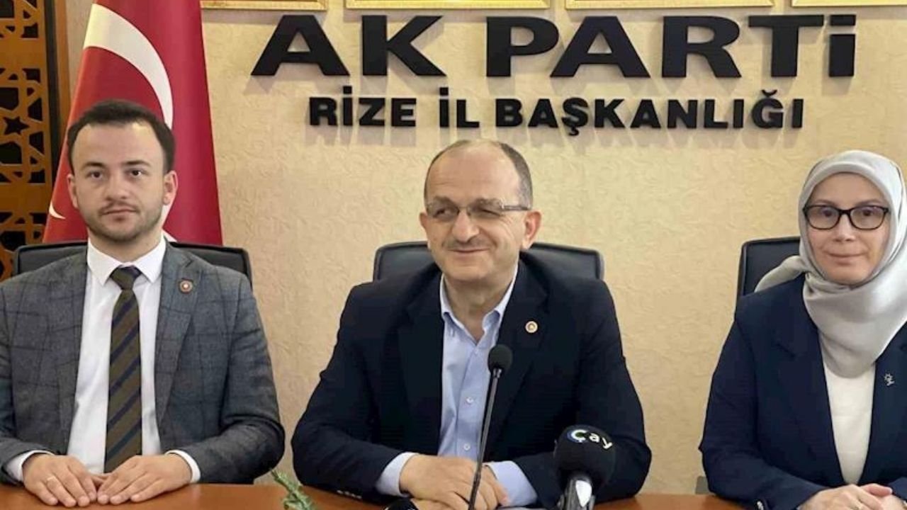 AKP Rize İl Başkanı istifa etti: 'Cumhurbaşkanımızın elini rahatlatmak adına'