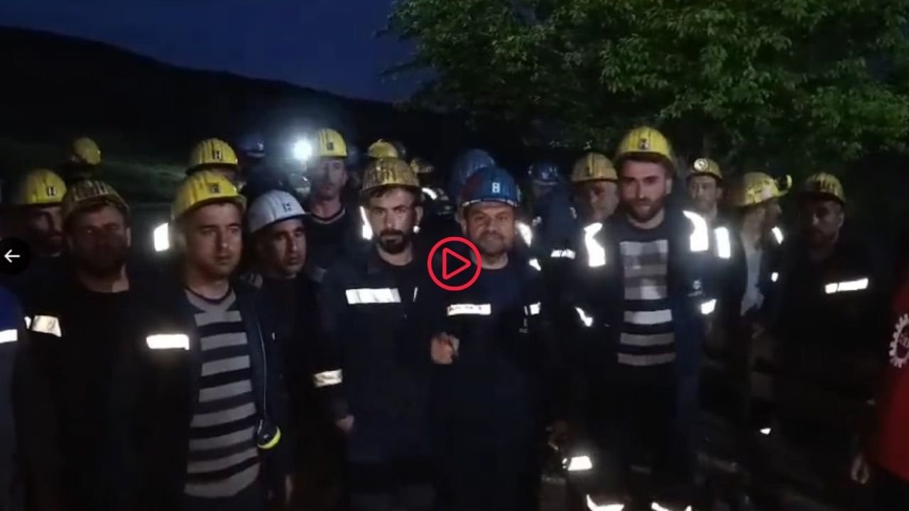 Çorum'da 6 ay ücretsiz izne zorlanan maden işçileri grevlerini yer altına taşıdı