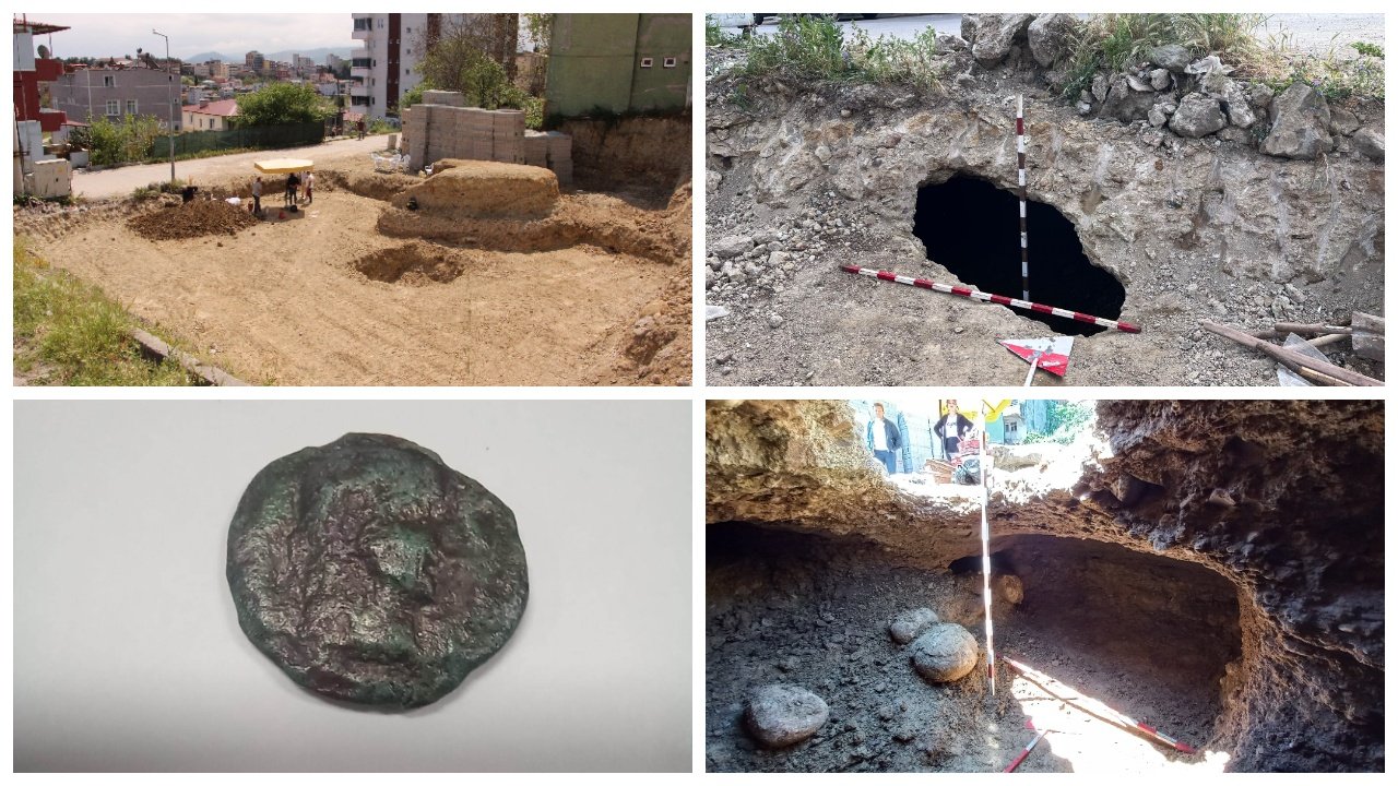 Samsun'da inşaat kazı alanında ikinci 'mezar odası' ortaya çıktı: '3'üncü yüzyılın ilk yarısında kullanılmış'