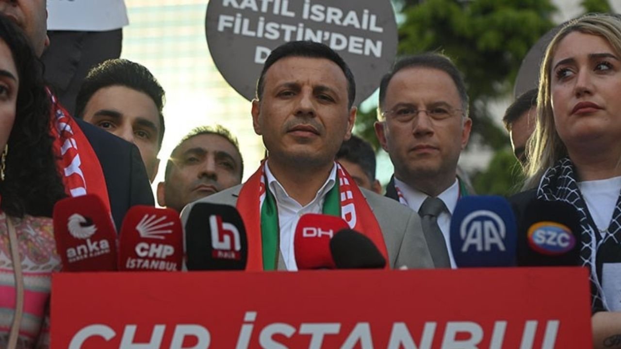 CHP'den İstanbul'da Gazze eylemi: Filistin halkının yanındayız