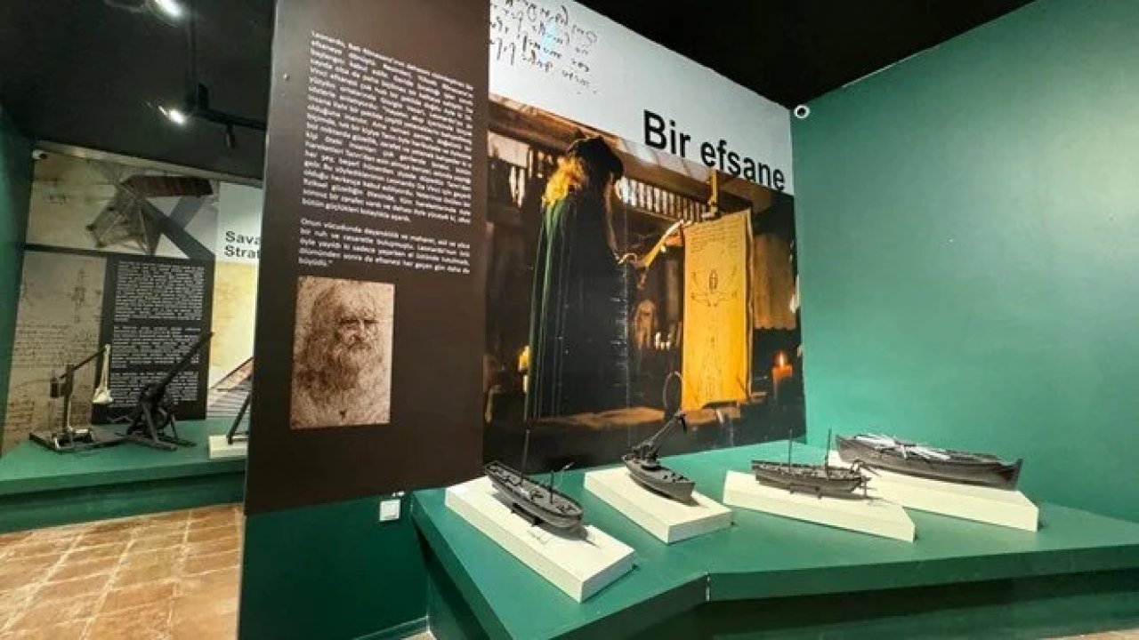 'Rönesans Dehası Leonardo da Vinci Keşif' sergisi Lale Müzesi’nde