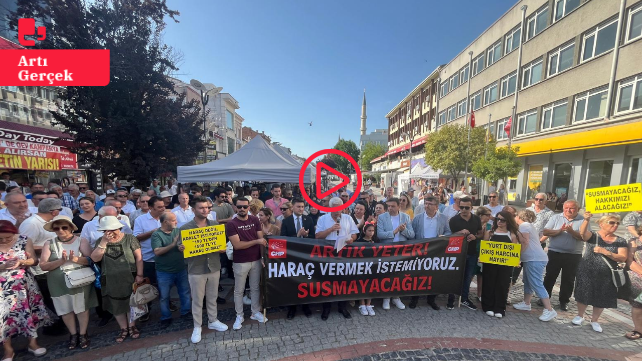 Sınır kenti Edirne’de çıkış harcı protestosu: 'Harç değil haraç!'