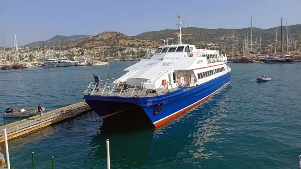 Bodrum-Didim ve Marmaris-Fethiye deniz otobüsü seferleri başlıyor
