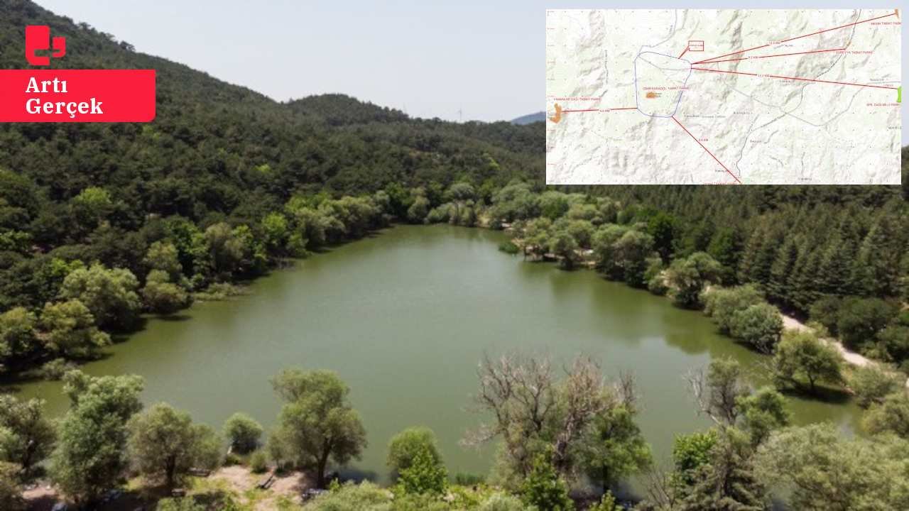 İzmir'in oksijen, su ve doğal yaşam kaynağı Karagöl Tabiat Parkı'na RES girişimi