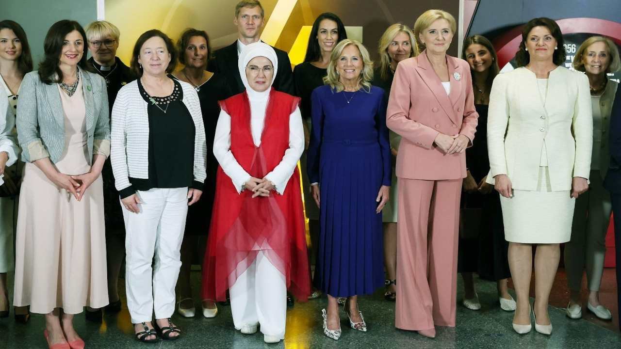 Emine Erdoğan, Jill Biden'ın ev sahipliğindeki resepsiyona katıldı