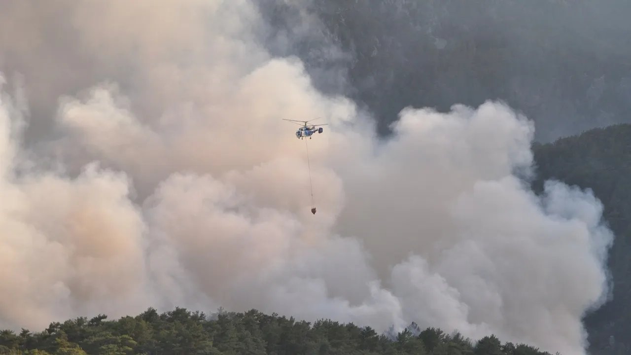 Muğla'da yıldırımlar 20 yerde yangına neden oldu