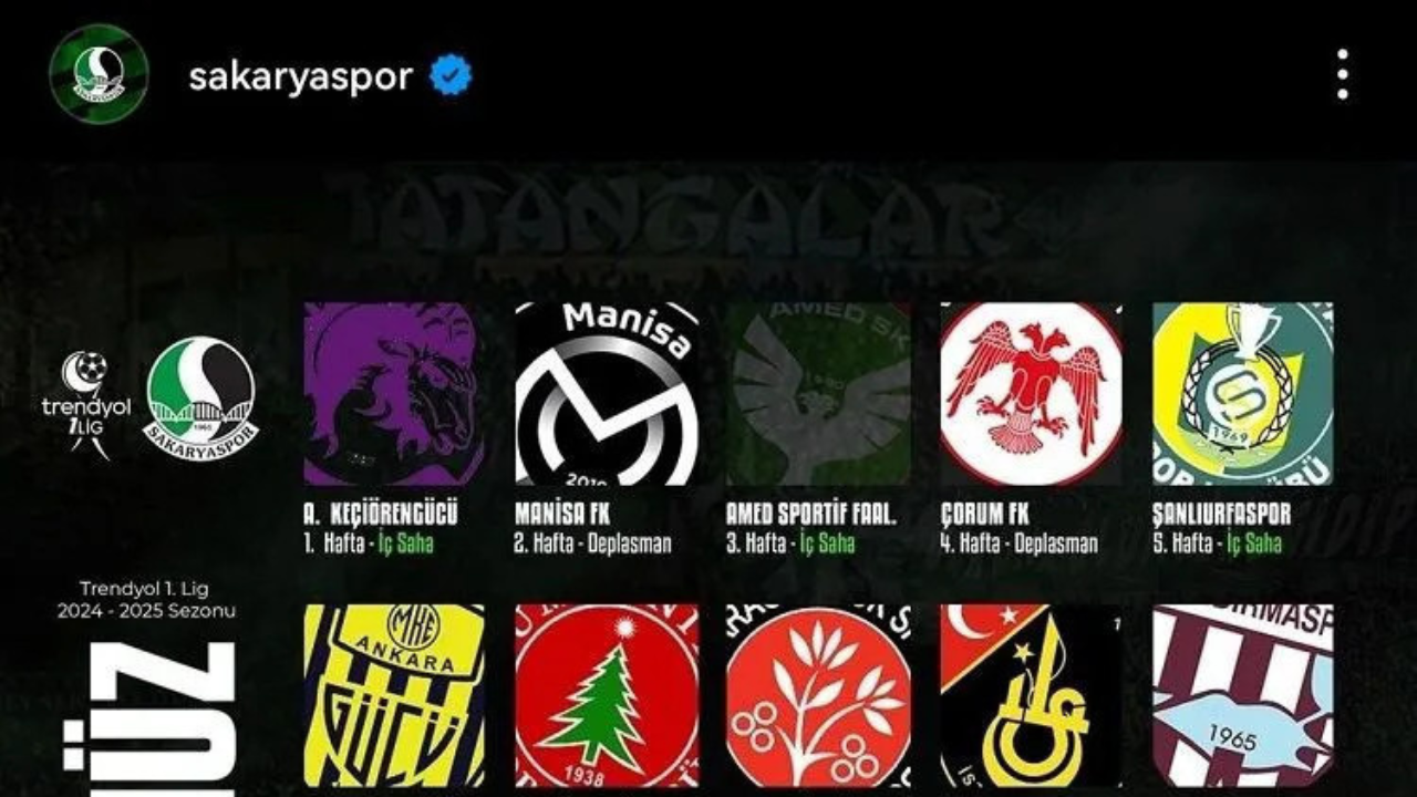 Sakaryaspor'dan Amedspor logosuna karartma