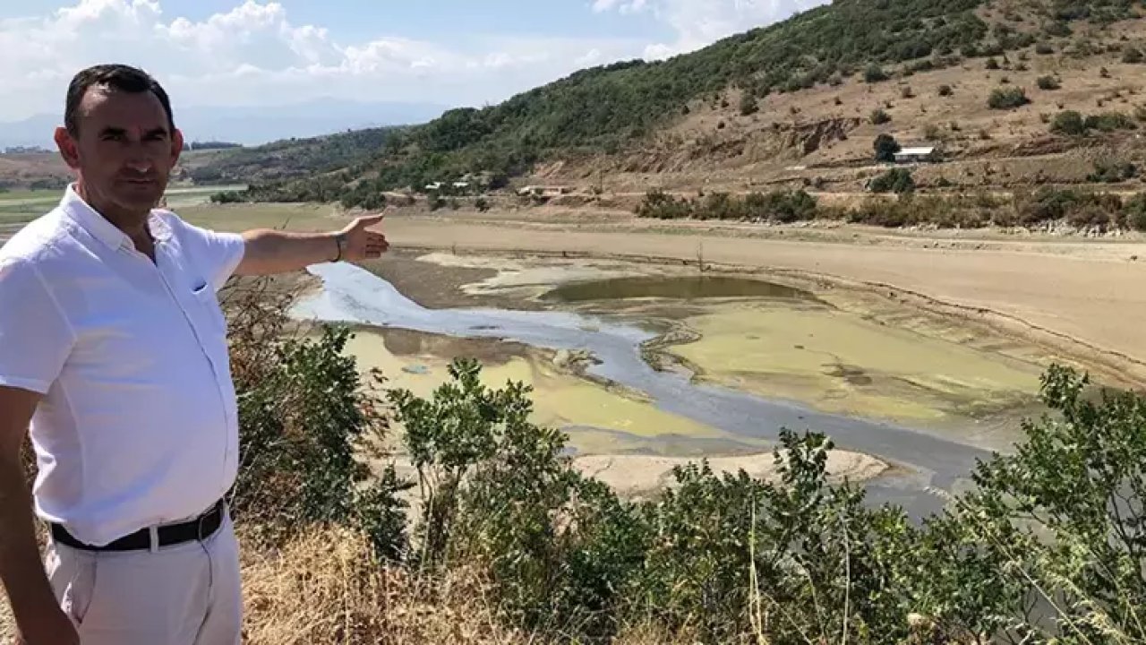 'Boğazköy Barajı'nda sadece balıkların yaşayabileceği kadar su kaldı'