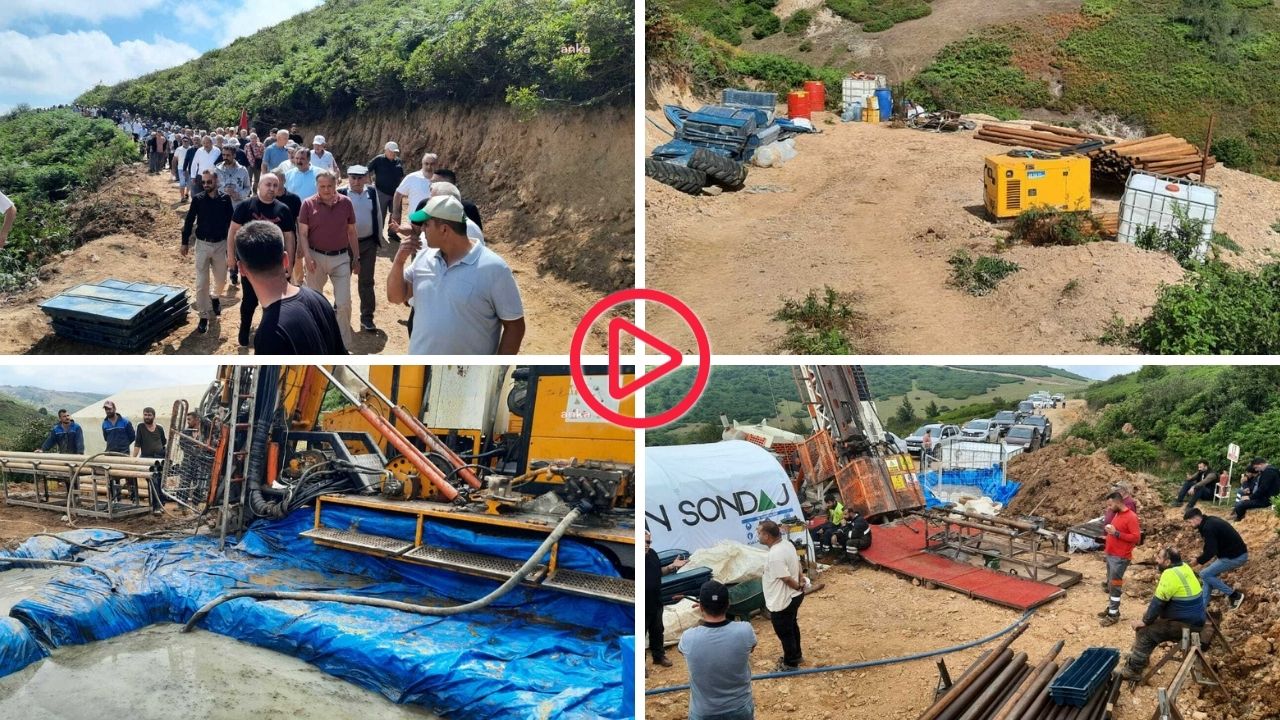 Ordu'da maden sondajına tepki: Halk çalışmayı durdurdu