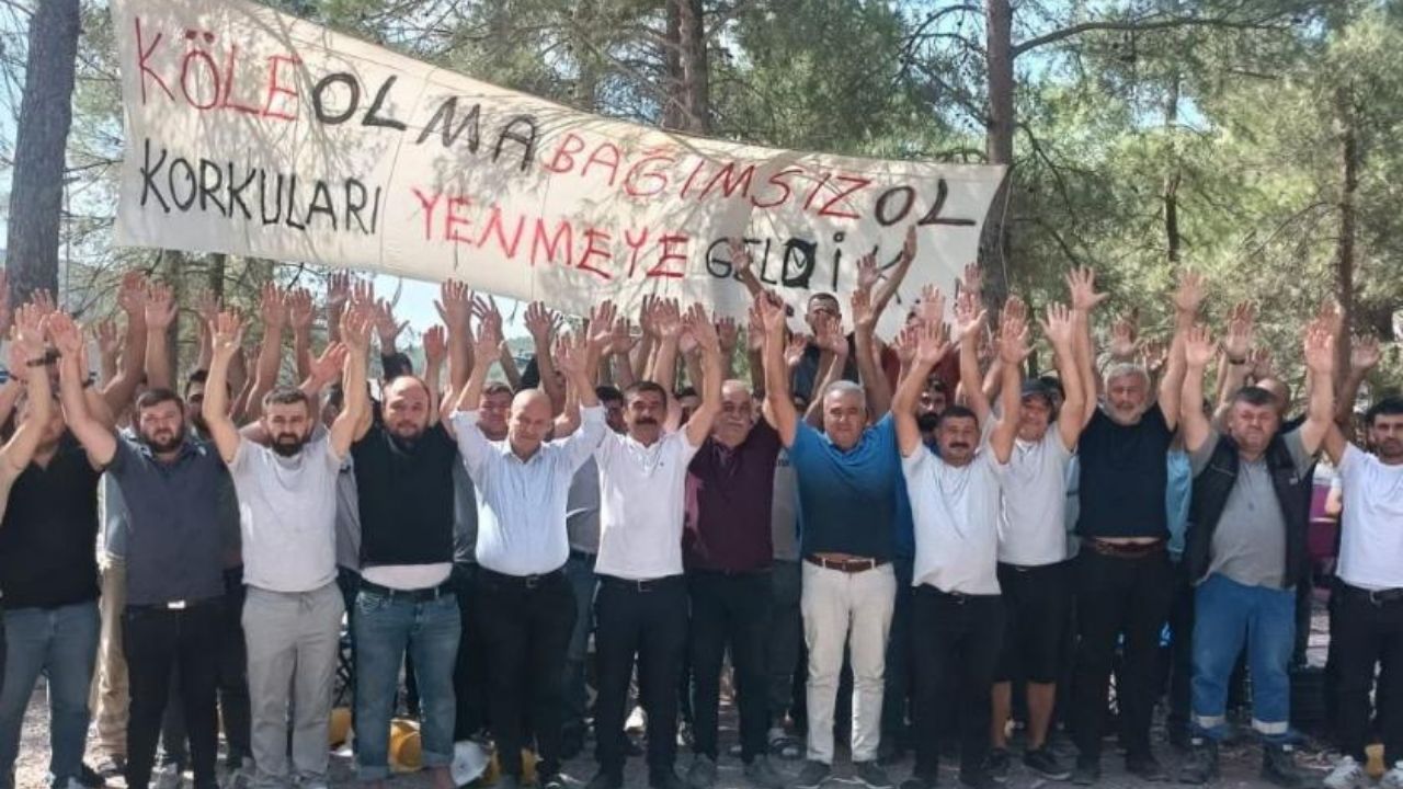 Soma'da madencilerin direnişi sürüyor: 'Ya saygın bir uzlaşı ya da tavizsiz direniş'