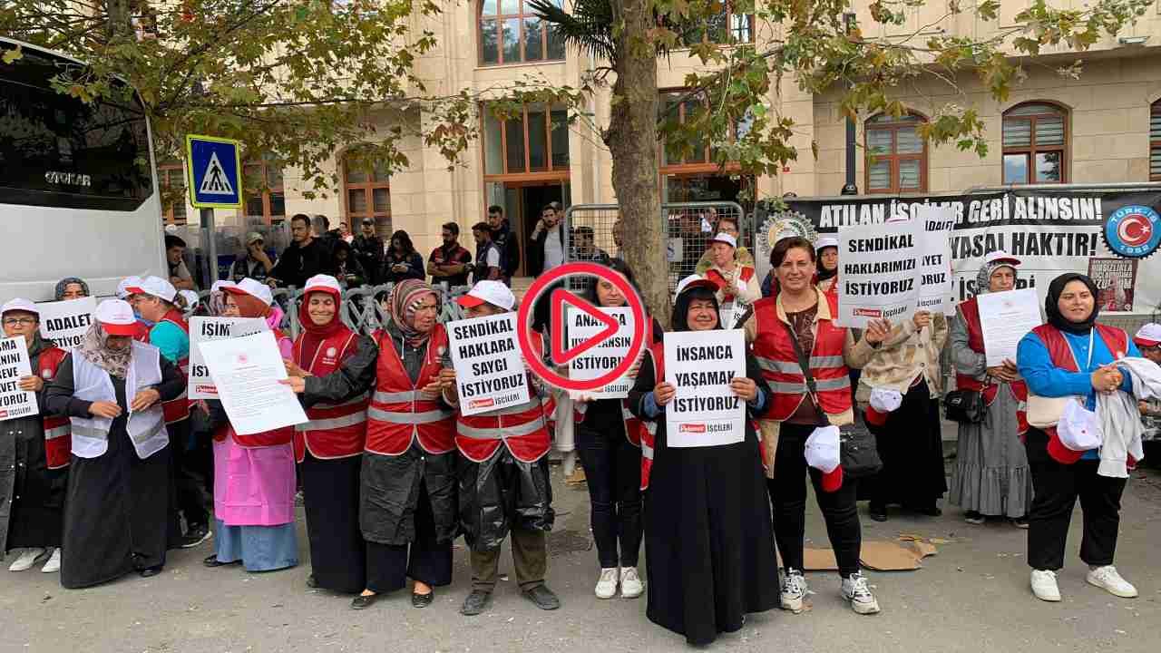 Polonez direnişi 61’inci gününde: İşçiler Çatalca Kaymakamlığı önünde