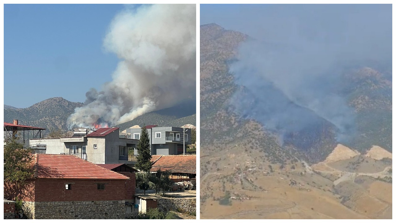 Manisa'daki orman yangını ikinci gününde