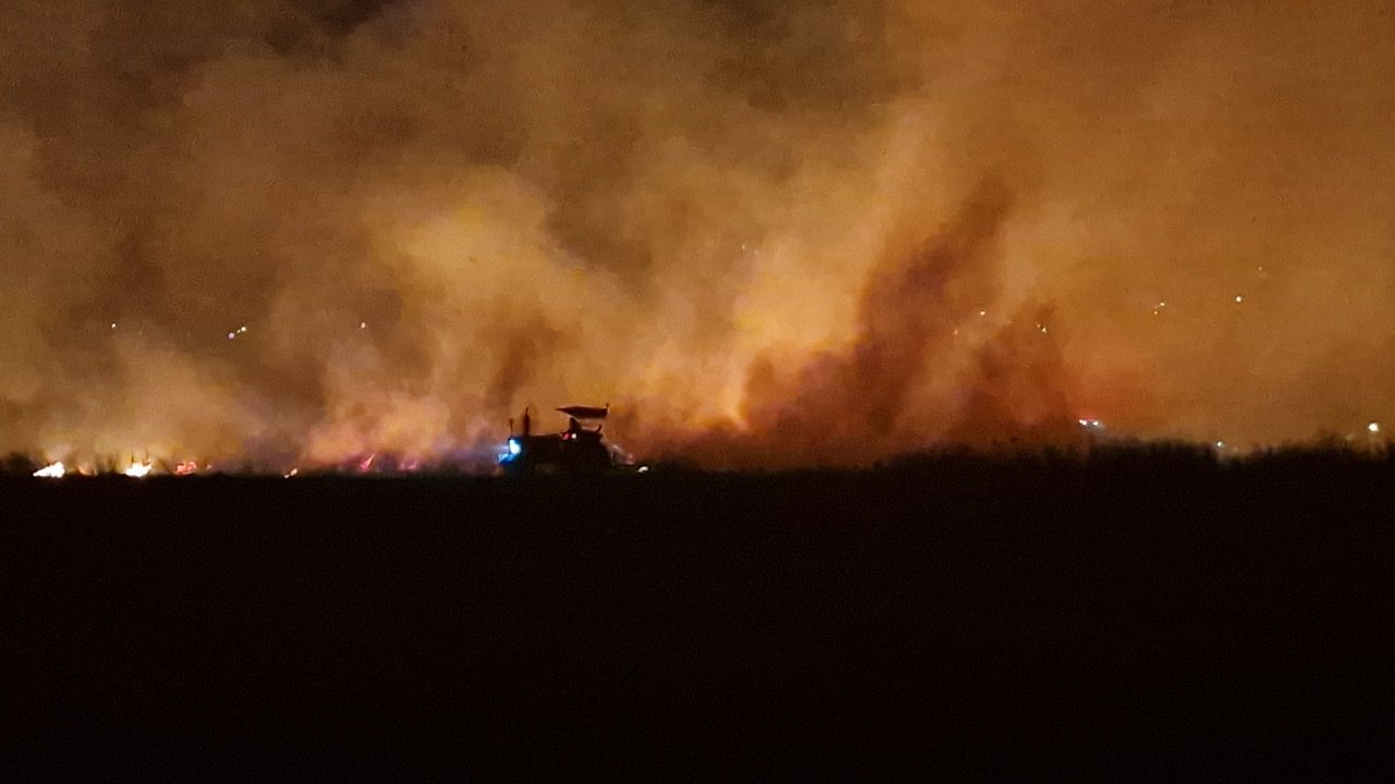 Diyarbakır'da çıkan anız yangını söndürüldü