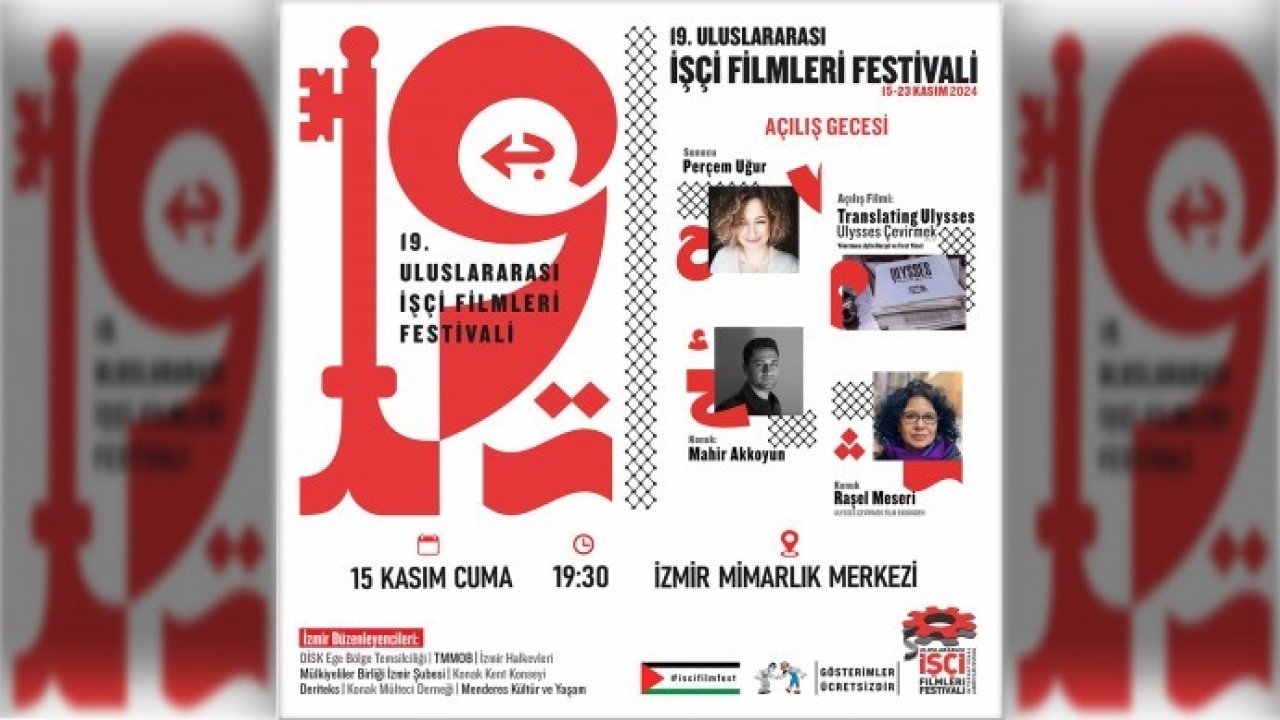 İşçi Filmleri Festivali 'Filistin' temasıyla başlıyor