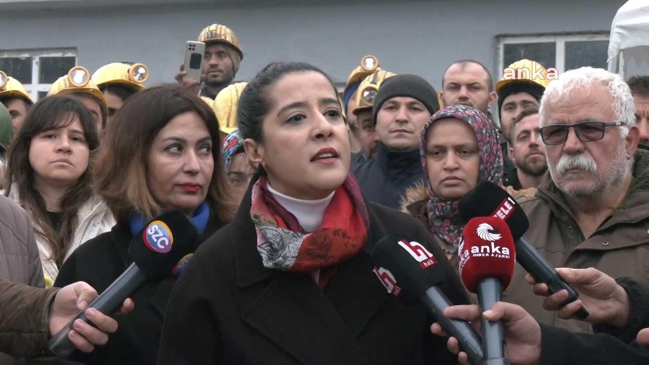 EMEP'li Sevda Karaca'dan Çayırhan madenci eylemine destek ziyareti