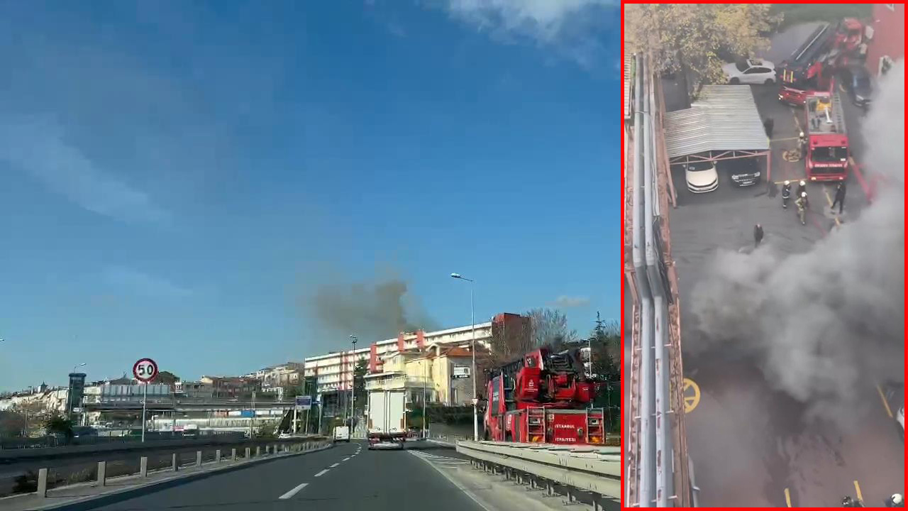 İstanbul Eğitim ve Araştırma Hastanesi'nde yangın