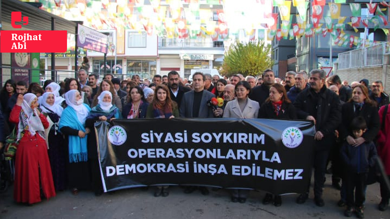 DEM Parti ve DBP'den gözaltılara tepki: 'Bu atmosferde barış inşa edilmez'