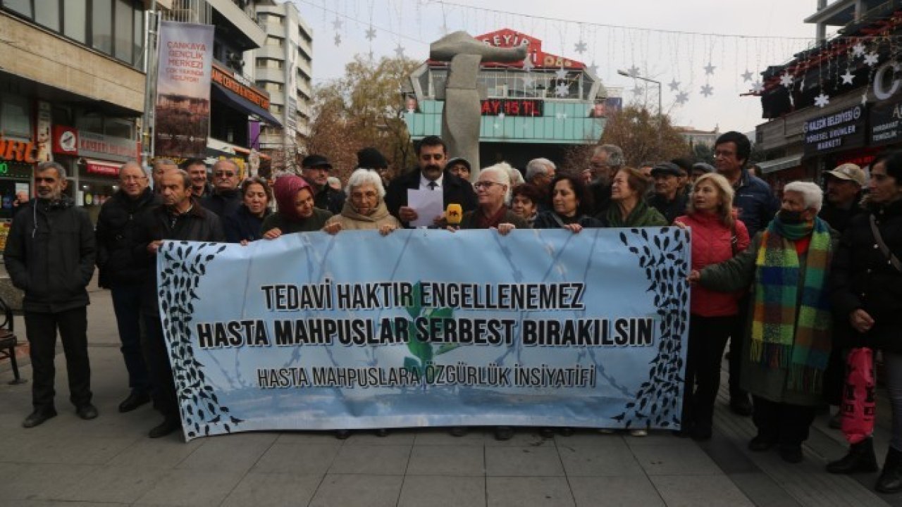 İstanbul ve Ankara'da hasta mahpuslara özgürlük talebi