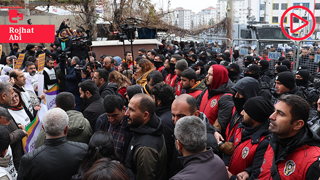 Diyarbakır'da 'demokratik çözüm için özgürlük yürüyüşü'ne polis ablukası