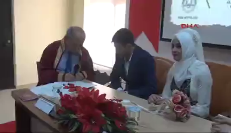 Niğde'de ilk kez müftü nikahı kıyıldı